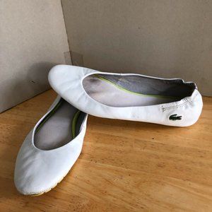 Lacoste Orissa leather Flat Ballet Shoes